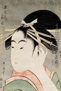 Head of a Woman - Kitagawa Utamaro