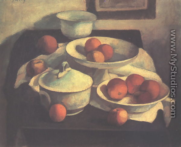 Csendelet almakkal, 1910 - Dezso Czigany