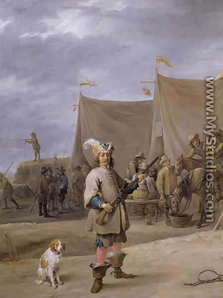 Soldier, 1640 - David The Elder Teniers