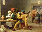 Peasants Making Music in an Inn, c.1635 - David The Younger Teniers