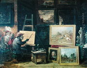 The Monkey Painter, 1805 - David The Younger Teniers