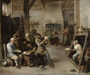 The Card Players 2 - David The Younger Teniers