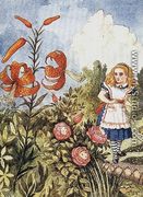 Tiger Lily, from Through the Looking Glass by Lewis Carroll 1832-98 2 - John Tenniel