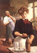 The Barmaid - Louis Adolphe Tessier