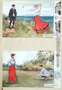Postcards depicting the game of golf, early 20th century - Lance Thackeray