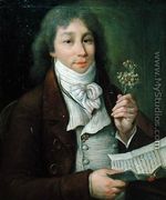 Portrait of Fabre dEglantine 1750-94 with his golden eglantine - Francois Thomire