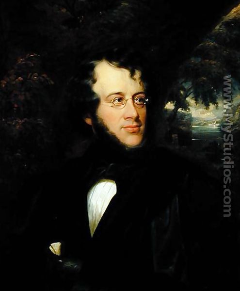 Portrait of Charles Fenno Hoffman 1806-84, 1843 - Cephas Giovanni Thompson