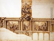 Design for Ceiling Walls and Staircase - Sir James Thornhill
