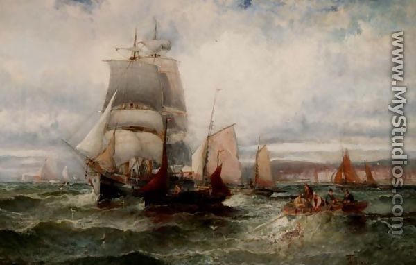Off the South Coast - William A. Thornley or Thornbery