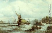 A Rough Sea - William A. Thornley or Thornbery
