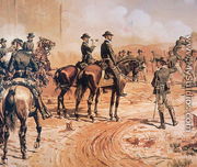 General Sherman 1820-91 at the Battle of Atlanta in 1864 - Thure de Thulstrup