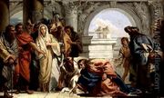 Christ and the Woman Taken in Adultery, 1750-53 - Giovanni Domenico Tiepolo