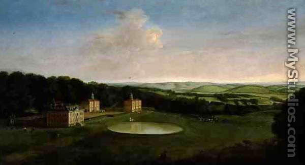 View of Uppark from the South West - Peter Tillemans