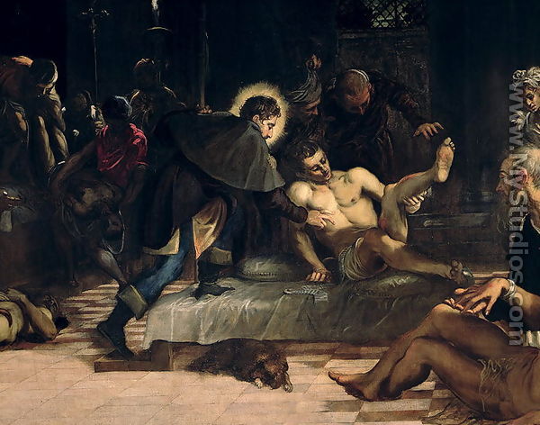 Saint Roch curing the Plague, c.1560 - Jacopo Tintoretto (Robusti)