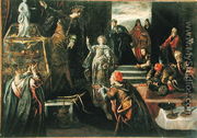 Saint Catherine of Alexandria refusing to worship the Idols - Jacopo Tintoretto (Robusti)