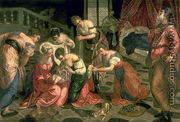 The Birth of St. John the Baptist, 1550-59 - Jacopo Tintoretto (Robusti)