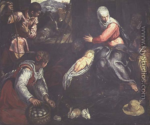 The Adoration of the Shepherds, c.1578 - Jacopo Tintoretto (Robusti)