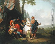 The Abduction of Briseis from the Tent of Achilles, 1773 - Johann Heinrich The Elder Tischbein