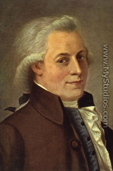 Portrait of Wolfgang Amadeus Mozart 1756-91, Austrian composer - Johann Heinrich Wilhelm Tischbein
