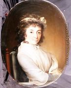 Portrait of a Lady said to be Marie Sophie Frederick of Hesse Kassel - Johann Heinrich Wilhelm Tischbein