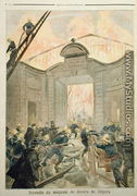 Fire in the Scene Dock of the Opera de Paris, from Le Petit Journal, 22nd January 1894 - Oswaldo Tofani