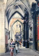 Interior of the Cathedral at Wawel, 1910 - Stanislaw Tondos