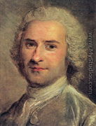 Portrait of Jean Jacques Rousseau, 1712-78  - Maurice Quentin de La Tour