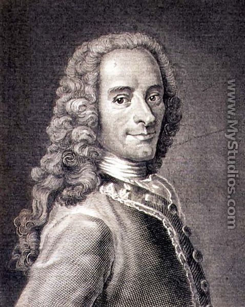 Francois Marie Arouet de Voltaire 1694-1778 - Maurice Quentin de La Tour