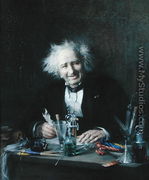 Portrait of Michel-Eugene Chevreul 1786-1889 1888 - Leon Auguste Tourny