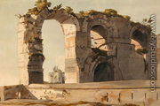 The Claudian Aquaduct, Rome, 1785 - Francis Towne