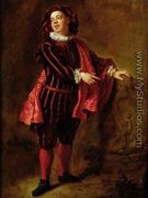 Angelo Constantini 1655-1730 in the Role of Mezzetin, c.1699-1706 - Jean François de Troy