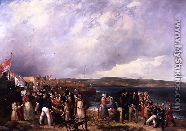 The Opening of Granton Harbour, Edinburgh, 28th June 1838 - William 