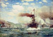 Naval Battle Explosion - James Gale Tyler