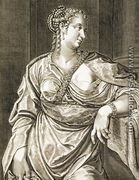 Agrippina wife of Tiberius  - Aegidius Sadeler or Saedeler