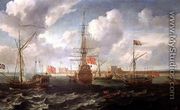The Royal Yacht off Sheerness, c.1680 - Isaac Sailmaker