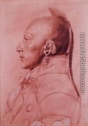 Portrait of a Chief of the Little Osages, c.1807  - Charles Balthazar J. F. Saint-Memin