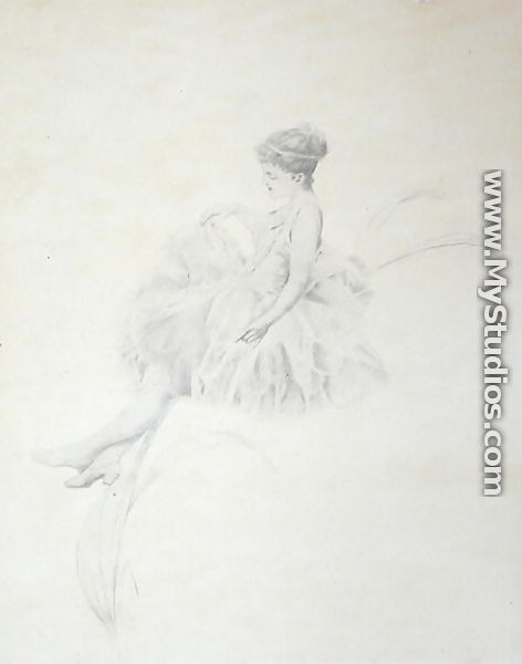 Fairy on a Lily - Charles Prosper Sainton
