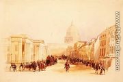 General Post Office and St. Martin le Grand, 1845 - John Francis Salmon