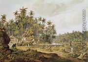 View near Point du Galle, Ceylon, engraved by Daniel Havell 1785-1826 published in 1809 - (after) Salt, Henry