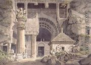Ancient Excavations at Carli, plate XIV, engraved by Daniel Havell 1785-1826 1809  - (after) Salt, Henry