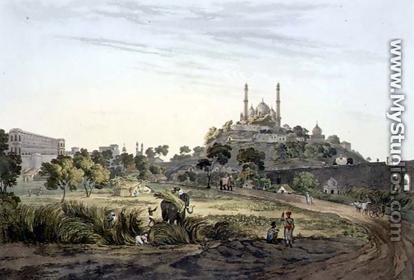 A View at Lucknow, plate VII, engraved by Daniel Havell 1785-1826 1809  - (after) Salt, Henry