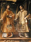 St. Lawrence and St. Stephen, 1580 - Alonso Sanchez Coello