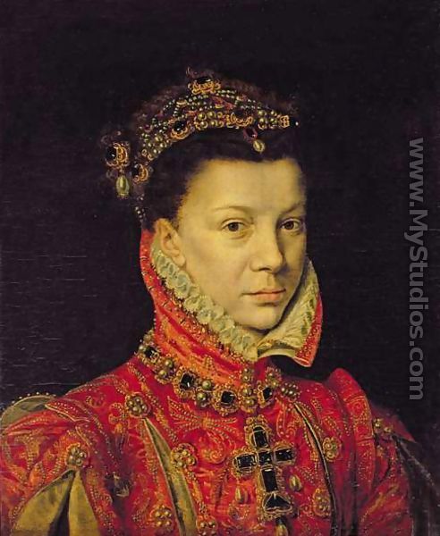 Elizabeth of Valois 1545-68 1570 - Alonso Sanchez Coello