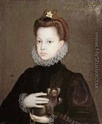 Infanta Isabella Clara Eugenia, Daughter of Philip II of Spain - Alonso Sanchez Coello