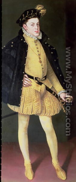 Don Carlos 1545-68, son of King Philip II of Spain 1556-98 and Maria of Portugal, 1564 - Alonso Sanchez Coello
