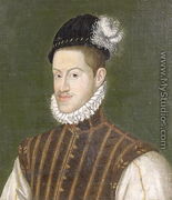 Portrait of Emperor Rudolf II 1552-1612 before 1576 - Alonso Sanchez Coello