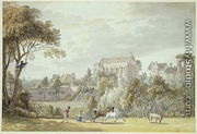King Johns Palace, Eltham - Retrieving a Kite, 1788 - Paul Sandby