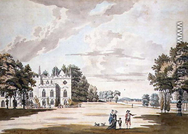 The South Front of Strawberry Hill - Paul Sandby