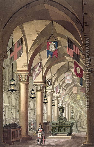 Tombs of the Knights Templar, c.1820-39  - Alessandro Sanquirico