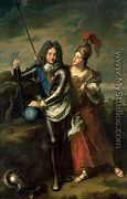 Philippe II dOrleans 1674-1723 the Regent of France and Madame de Parabere as Minerva, c.1716 - Jean-Baptiste Santerre
